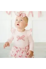 Sweet Wink- Candy Cane Confetti Christmas Tulle Soft Headband