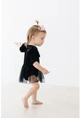 Mila & Rose Mila & Rose- Black Velvet Tutu Bodysuit