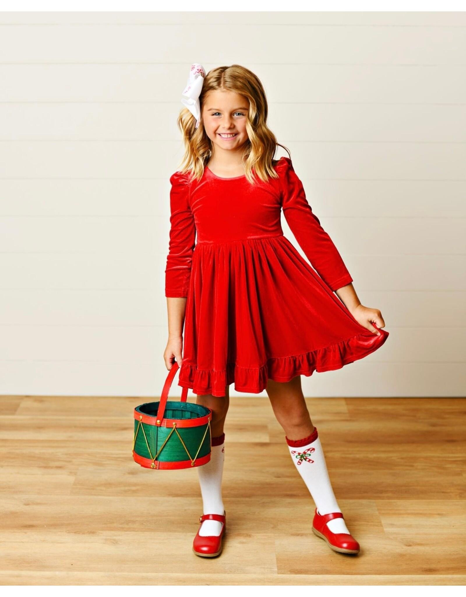Swoon Baby Swoon Baby- Red Velvet Dress
