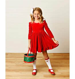 Swoon Baby Swoon Baby- Red Velvet Dress