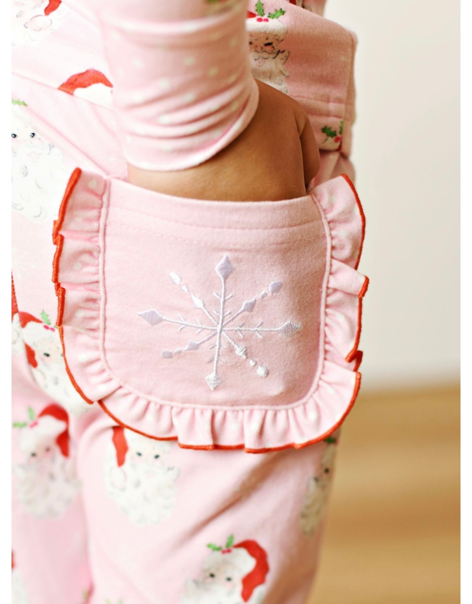 Swoon Baby Swoon Baby- Holiday Pink Butterknit 2pc Pajama