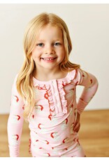 Swoon Baby Swoon Baby- Holiday Pink Butterknit 2pc Pajama