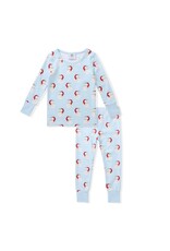 Swoon Baby Swoon Baby- Holiday Blue Butterknit 2pc Pajama