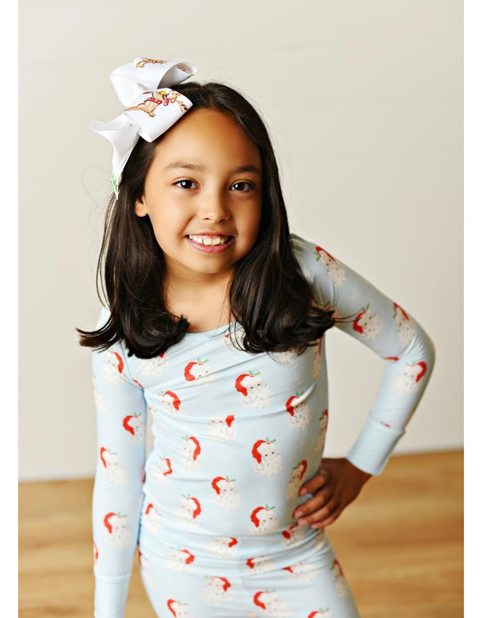 Swoon Baby Swoon Baby- Holiday Blue Butterknit 2pc Pajama