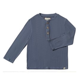 Me & Henry Me & Henry- Adams Ribbed Henley: China