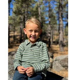 Me & Henry Me & Henry- Spencer Polo: Forest/Navy