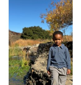 Me & Henry Me & Henry- Spencer Polo: Navy/White