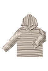 Me & Henry Me & Henry- Roger Hooded Top: Cream/Navy