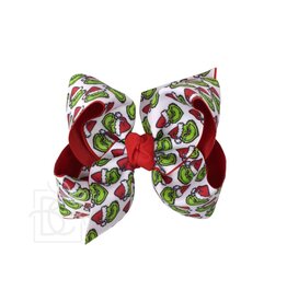 Beyond Creations Beyond Creations- Grinch Layered 5.5" Knot Bow