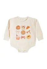 Sweet Wink- Thankful Cutie Thanksgiving L/S Romper