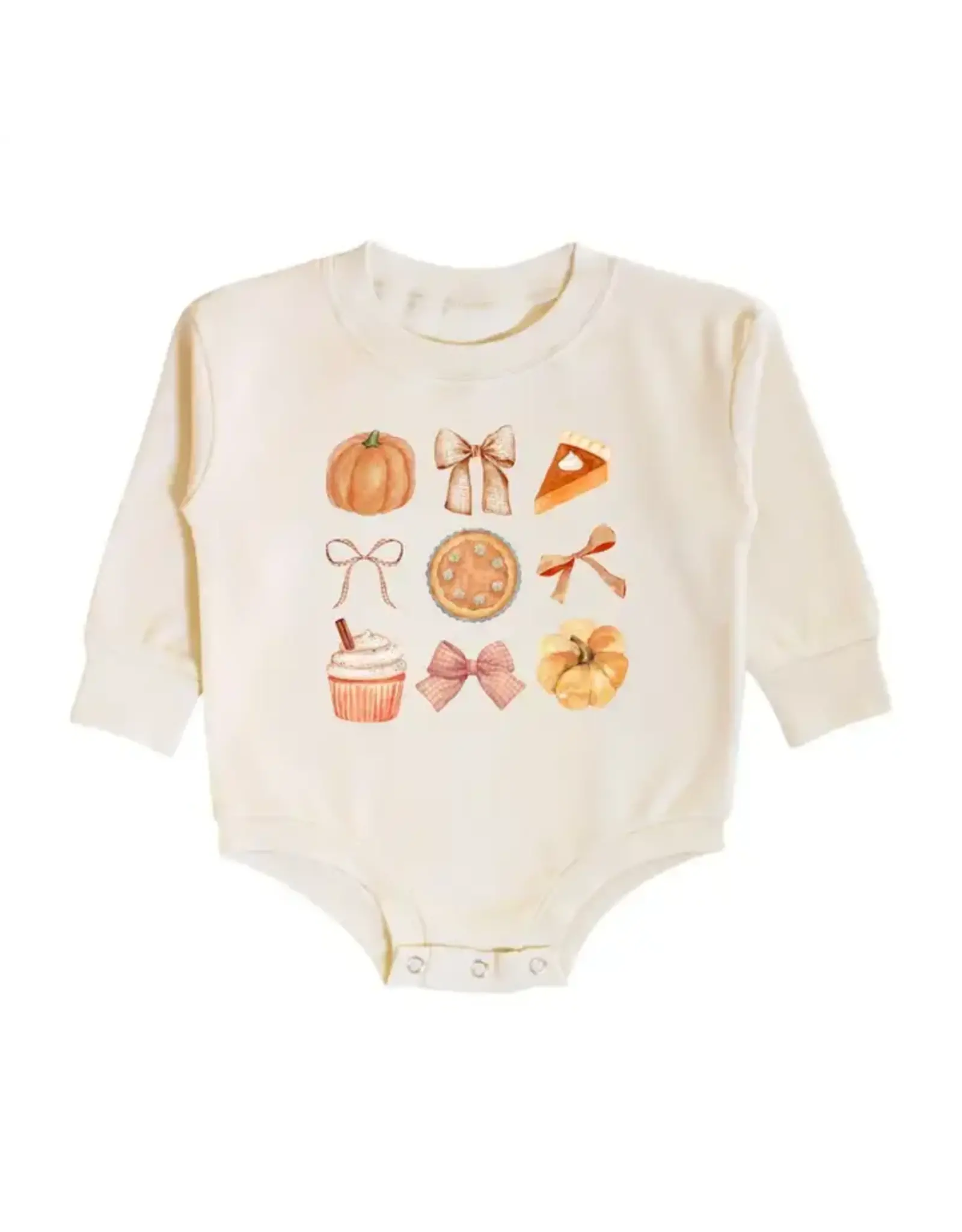 Sweet Wink- Thankful Cutie Thanksgiving L/S Romper