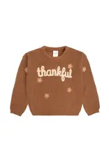 Sweet Wink-  Thankful Thanksgiving Knit Sweater