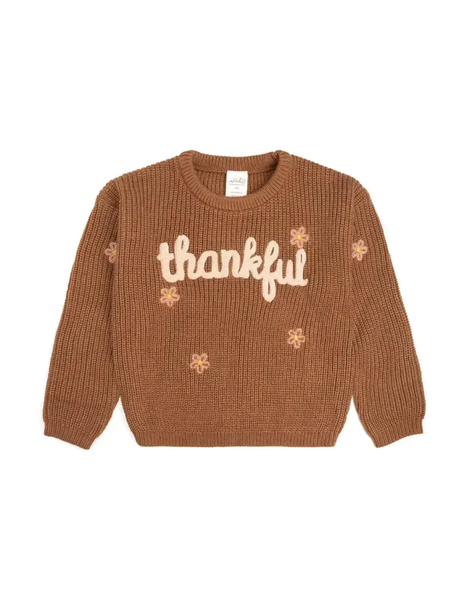 Sweet Wink-  Thankful Thanksgiving Knit Sweater