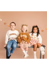 Sweet Wink- Thankful Patch Varsity Thanksgiving Sweatshirt