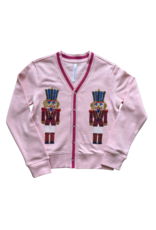 Sweet Soul- Sequin Nutcracker Light Pink Cardigan