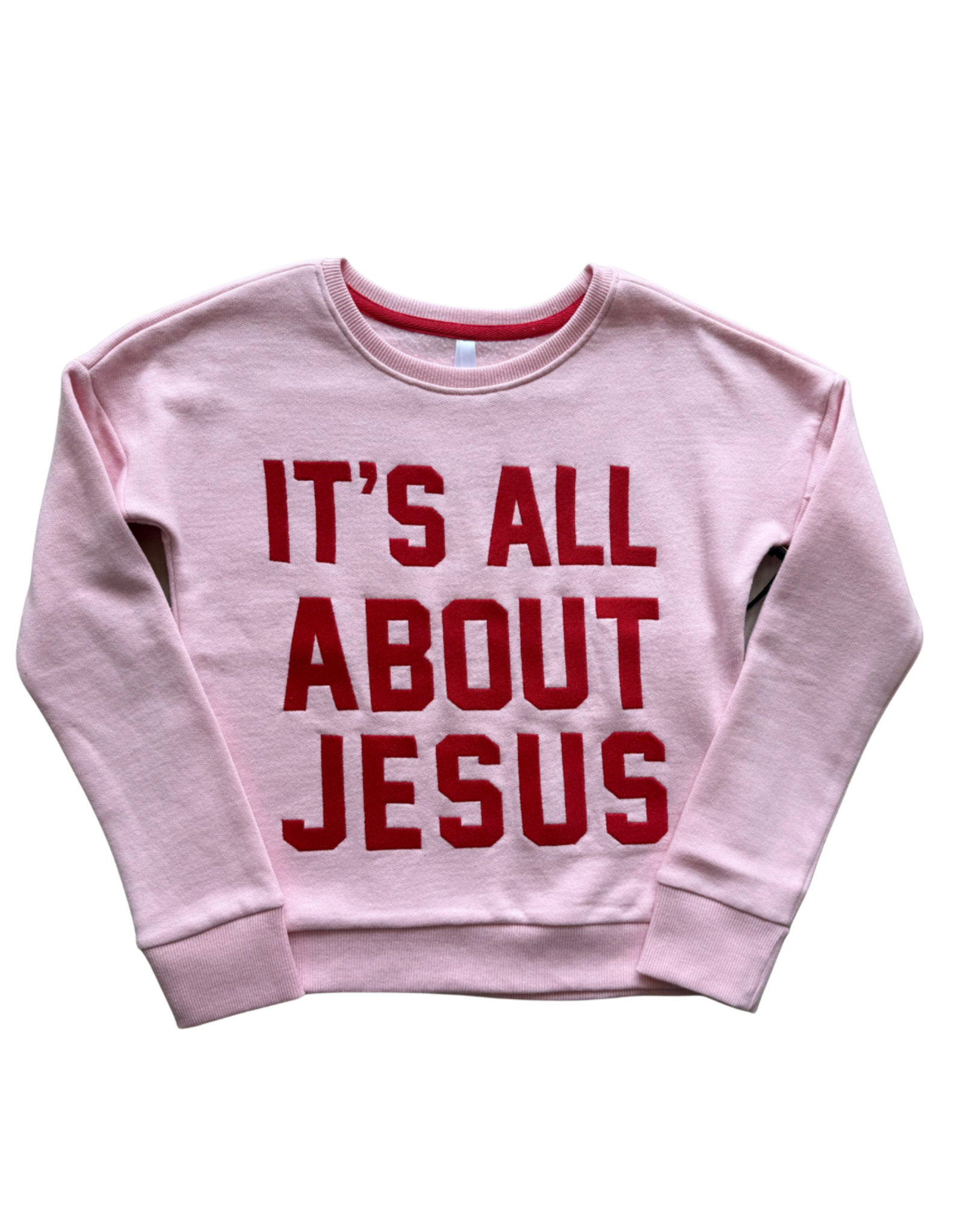 Sweet Soul- It’s All About Jesus Emb Sweatshirt