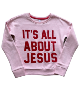 Sweet Soul- It’s All About Jesus Emb Sweatshirt