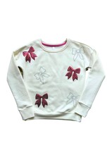 Sweet Soul- Sequin Bows Sweatshirt