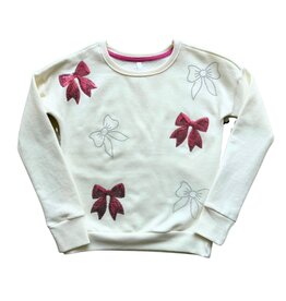 Sweet Soul- Sequin Bows Sweatshirt