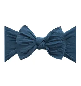 Baby Bling Baby Bling- Classic Knot Headband: Slate Blue