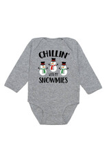 Sweet Wink Sweet Wink- Chillin' with my Snowmies L/S Bodysuit