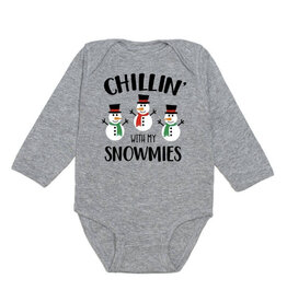 Sweet Wink- Chillin' with my Snowmies L/S Bodysuit