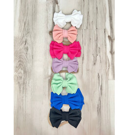 Double Waffle Bow Headband