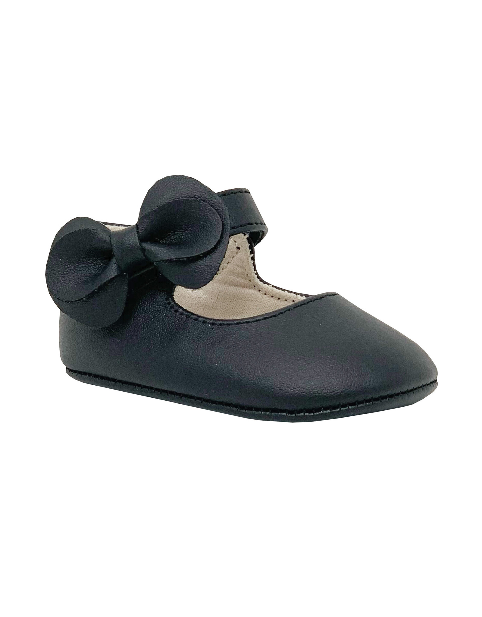 Baby Deer - Jade Black Mary Jane w/ Bow