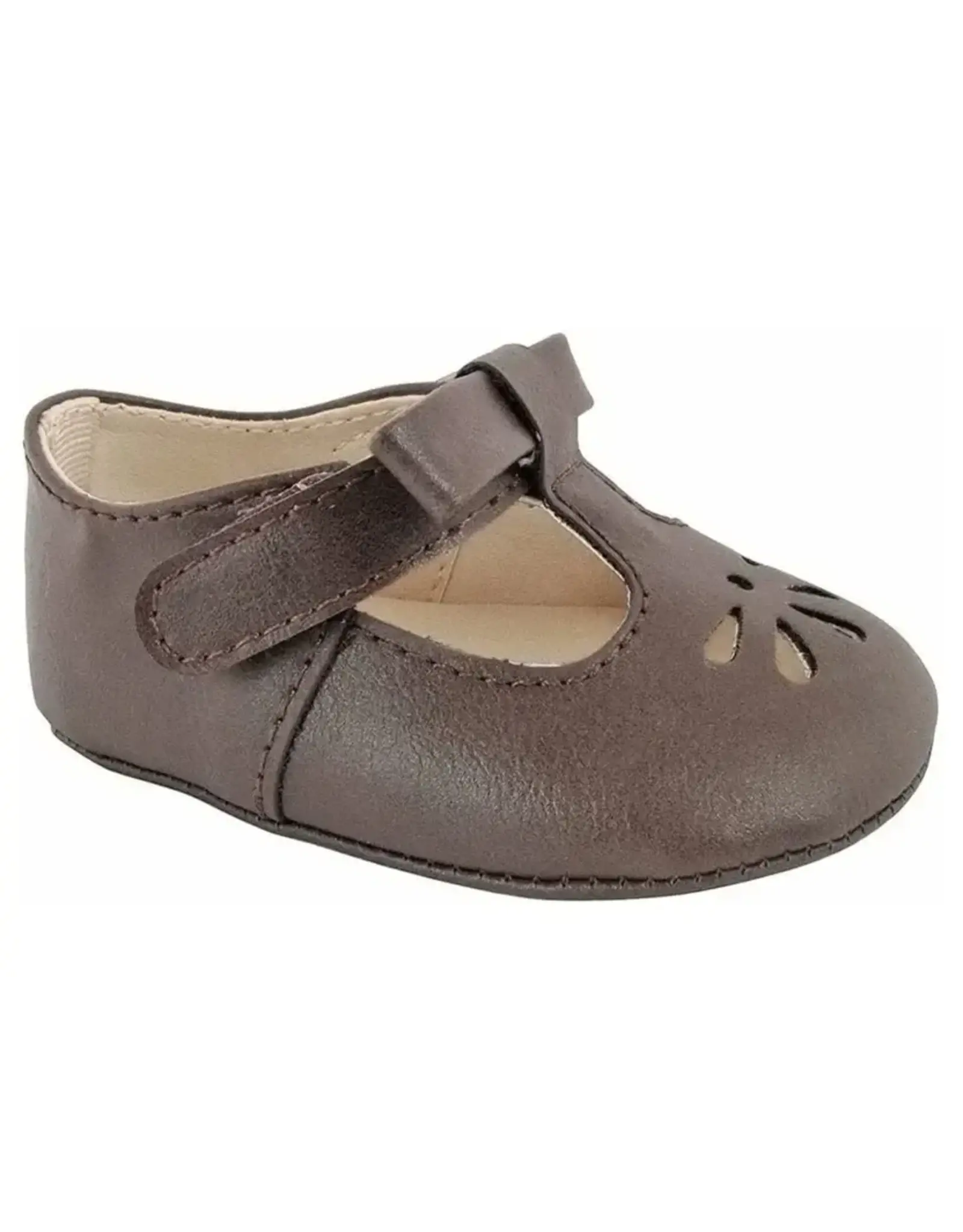 Baby Deer- Brynna T-Strap Bow Brown Shoe