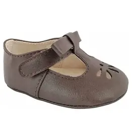 Baby Deer- Brynna T-Strap Bow Brown Shoe