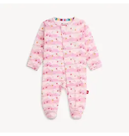 Magnetic Me Magnetic Me- Pink Apres Chic Modal Footie