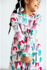 Mila & Rose Mila & Rose- Twirls & Ties L/S Pocket Twirl Dress
