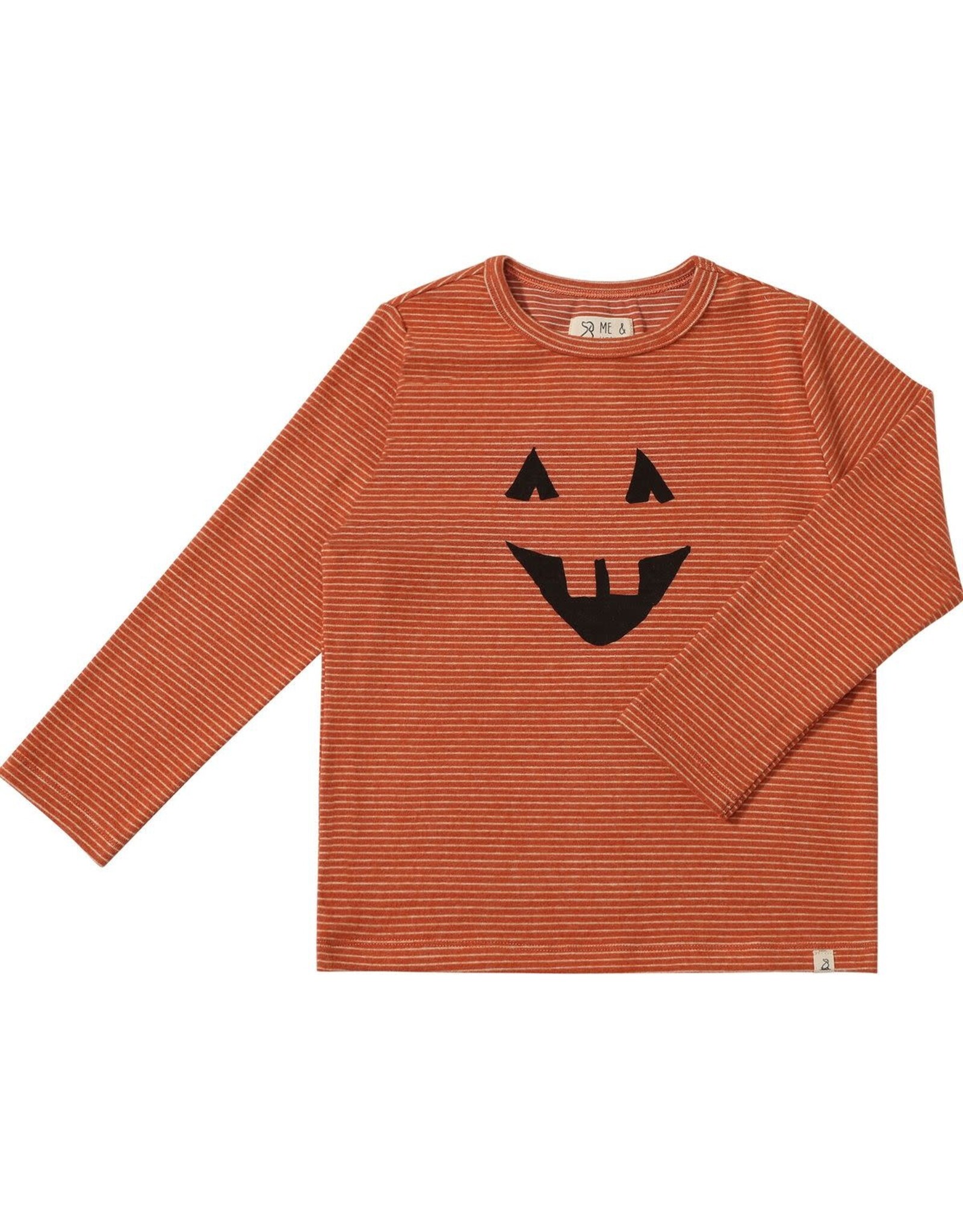 Me & Henry Me & Henry- Pumpkin Smile Printed Tee