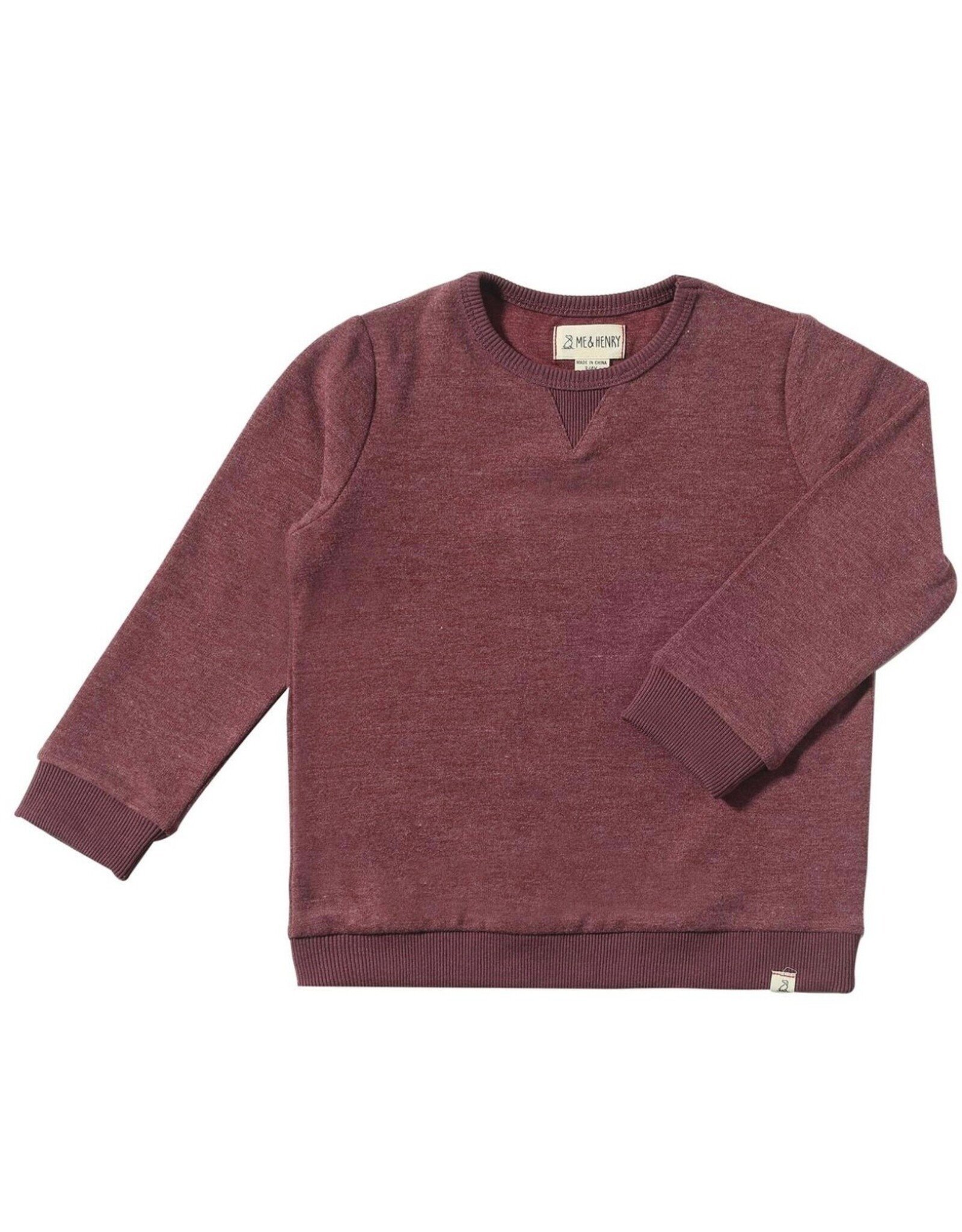 Me & Henry Me & Henry- Burgundy Tarquin Sweatshirt