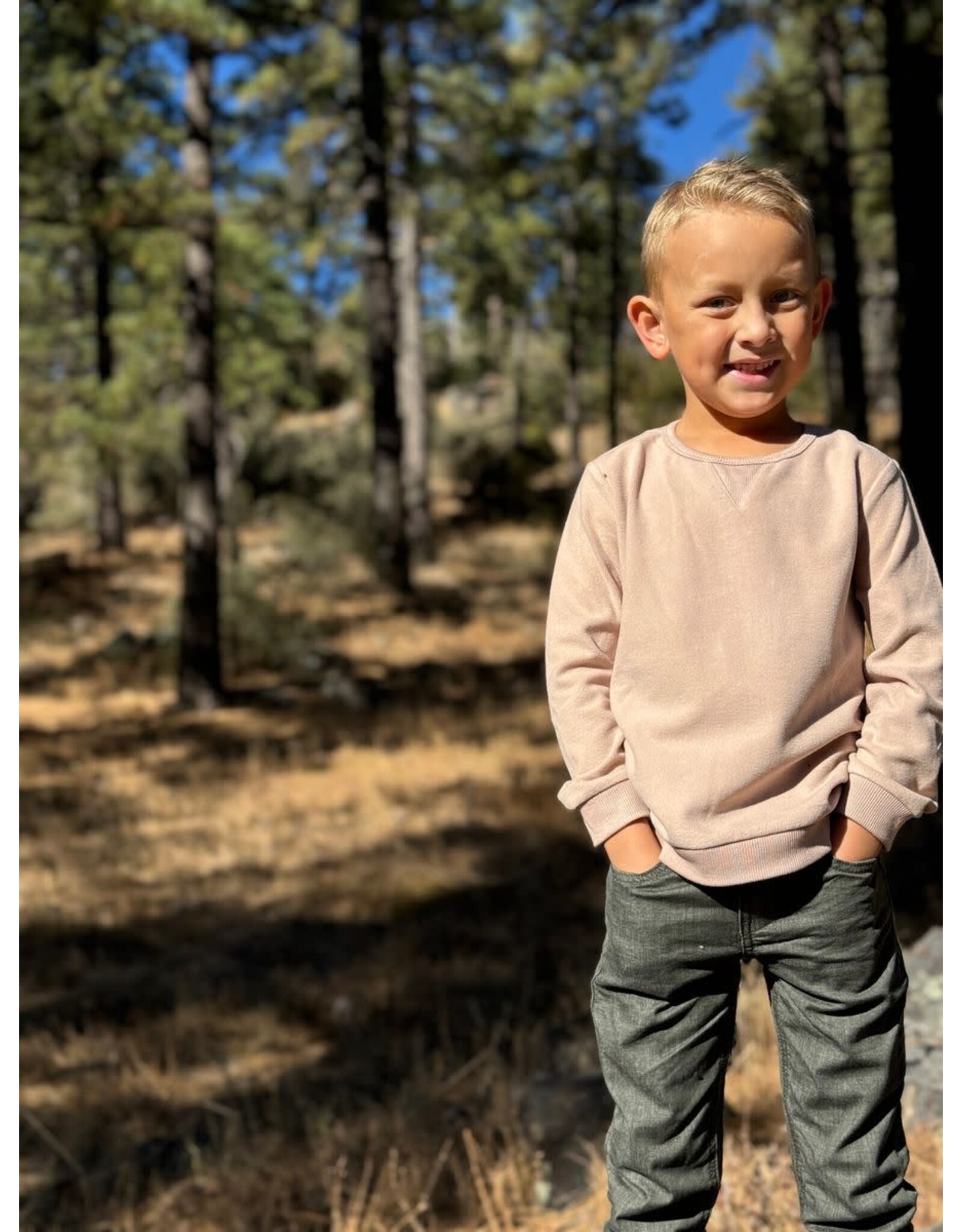 Me & Henry Me & Henry- Tarquin: Tan Cosy Sweatshirt