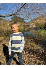 Me & Henry Me & Henry- Ricardo: Navy/Blue Colour Block Sweater