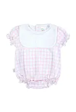Paty Inc. Paty Inc. - Pink Gingham Bib Pima Bubble