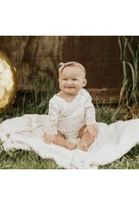 Angel Sleeve Lace Romper