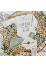 Wonderfully Made Wonderfully Made- Made In the Image of God Romper: NB