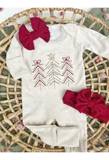 Wonderfully Made Wonderfully Made- Christmas Tree Romper: NB