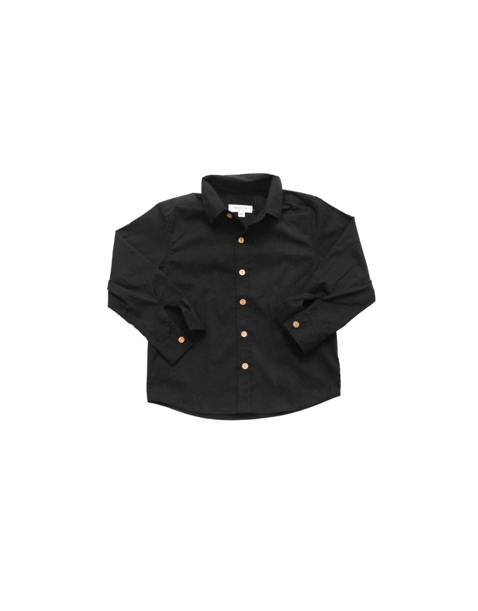 Be Girl Clothing Be Girl- Black Button Down Shirt