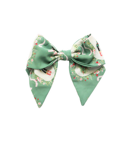Be Girl Clothing Be Girl- Classic Bow: Green Ballet