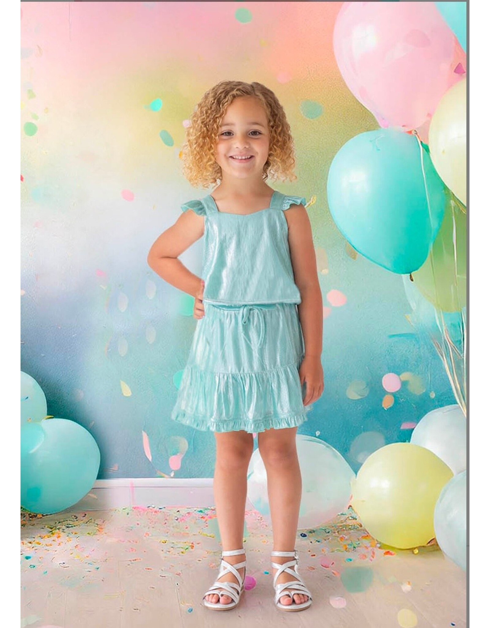 Isobella & Chloe Isobella & Chloe- Aqua 2pc Set