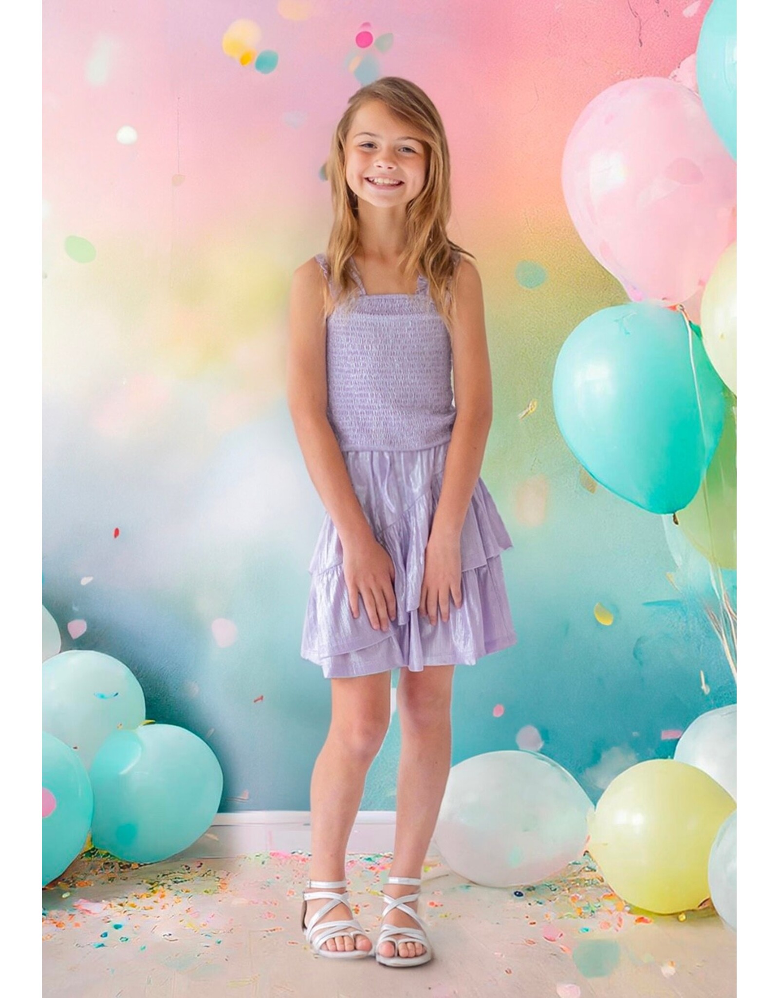 Isobella & Chloe Isobella & Chloe- Sabrina 2pc Purple Set