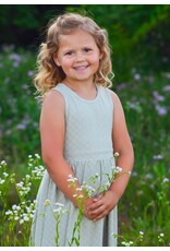 Mabel & Honey Mabel & Honey- Check It Out Green Dress