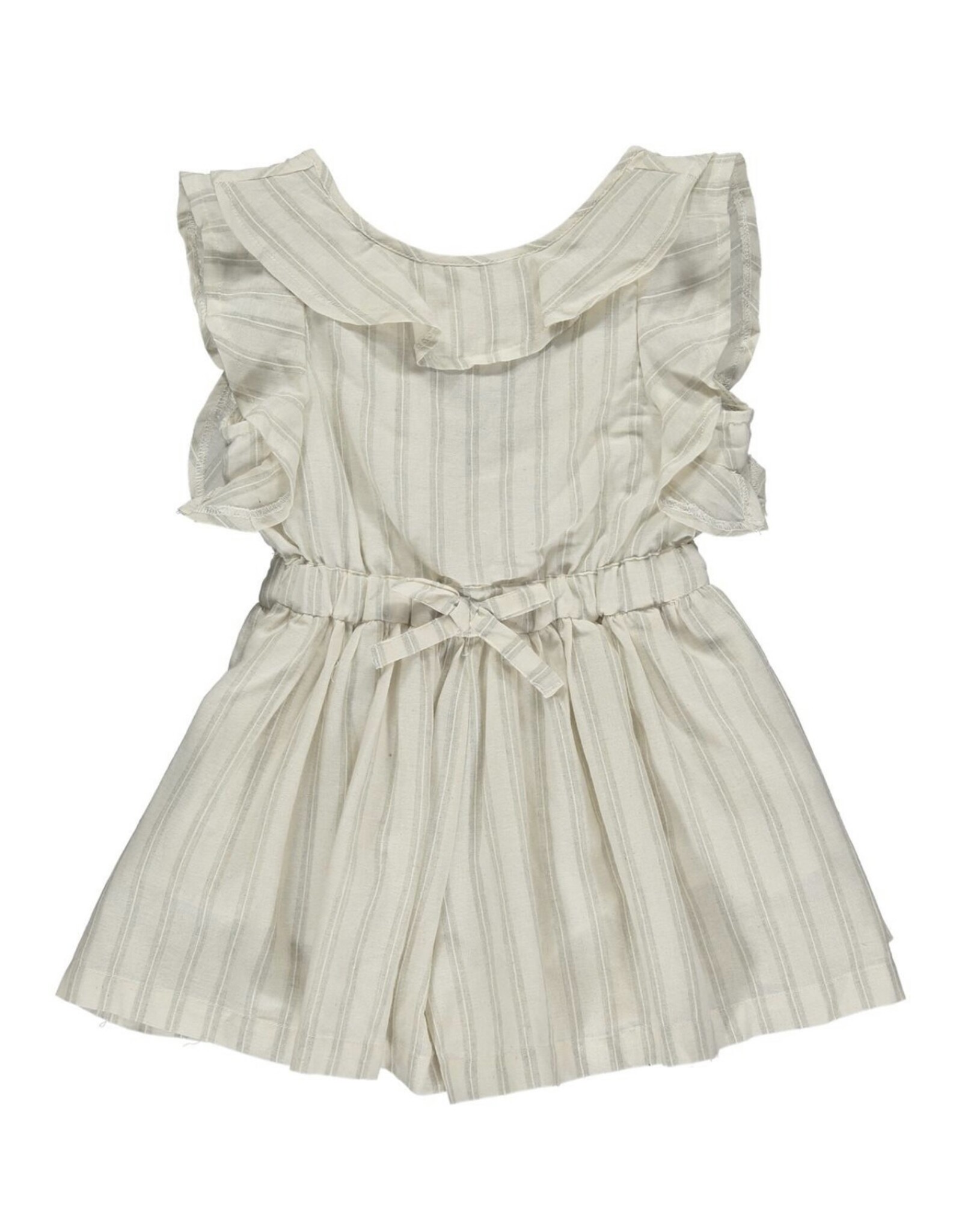 Vignette Vignette- Sandy Romper: Blue Stripe