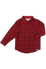 Me & Henry Me & Henry- Atwood: Blk/Red Micro Plaid Shirt