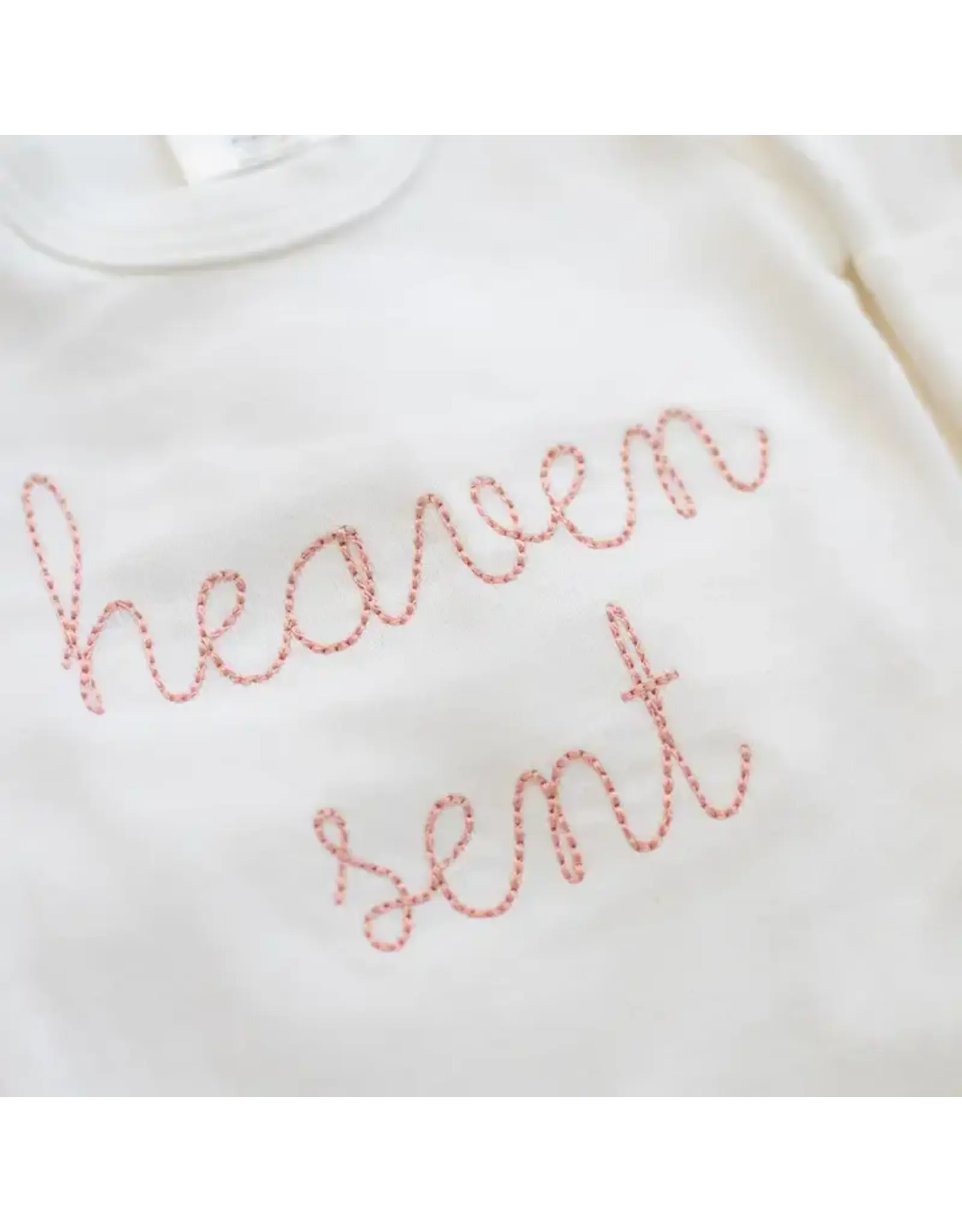 Wonderfully Made Wonderfully Made- Heaven Sent Pink Romper: NB