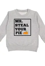 Sweet Wink Sweet Wink- Mr. Steal Your Pie Thanksgiving Sweatshirt