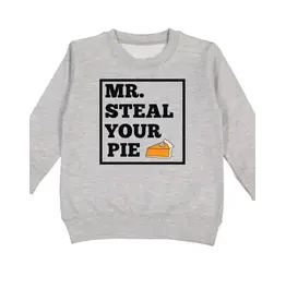 Sweet Wink Sweet Wink- Mr. Steal Your Pie Thanksgiving Sweatshirt
